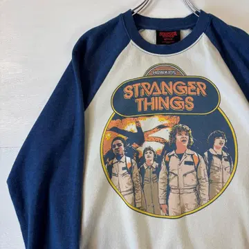 기묘한 이야기 래글런 맨투맨 L 사이즈 고스트 버스터즈 구제 의류