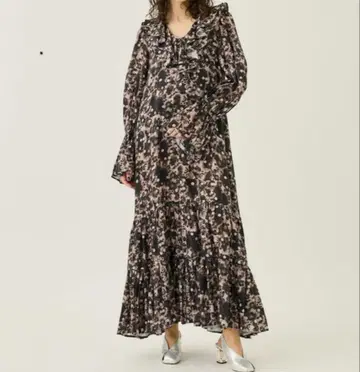 [ FUMIE=TANAKA/후미에 타나카 ] 스모크 도트 원피스