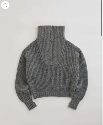 SHINZONE 신존 DUFFY HALF ZIP KNIT 그레이