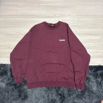 XLARGE 와인 레드 맨투맨 L 사이즈