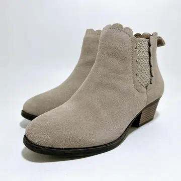 컨디션 최상 스케쳐스 사이드 고어 부츠 숏부츠 스웨이드 22.5cm