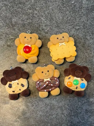 메이리 파라 마스코트 볼체인 버터 샌드 쿠키 가챠