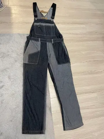 FieldCore 데님 절개 오버롤