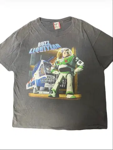 Toy Story 90s 레어 XL 버즈 라이트이어 t셔츠