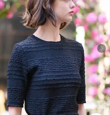 드레스타리아 [세탁 가능/신축성] 프릴 저지 T셔츠