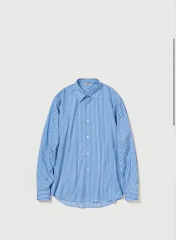 AURALEE 25AW COTTON SILK STRIPE SHIRT 4