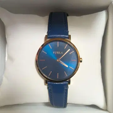 FURLA 아날로그 손목시계 블루