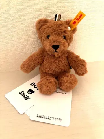 미사용 새상품 Steiff BOSS 보스 슈타이프 Bear 키링