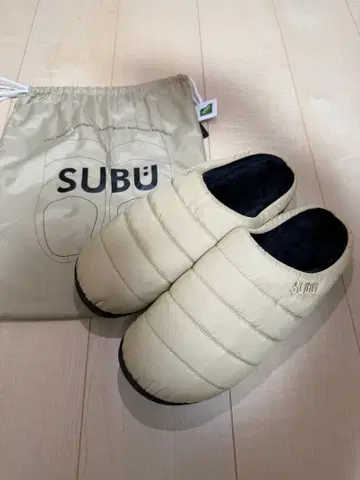 SUBU BEIGE 베이지 겨울 샌들