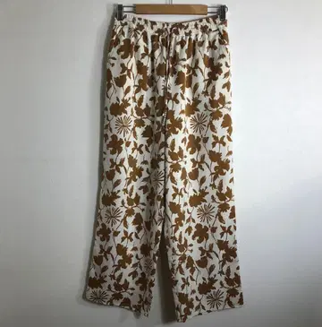 00's vintage 내추럴 플라워 팬츠