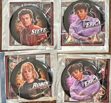 기묘한 이야기 스티브 로빈 에리카 캔뱃지