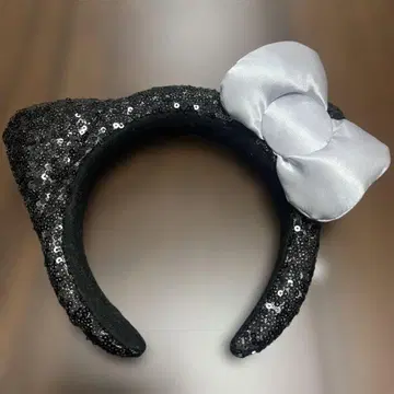 USJ 고양이 귀 머리띠 스팽글