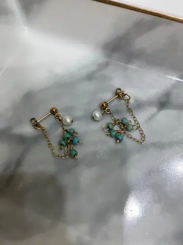 lilas 리라 k10 귀걸이 펄 장식