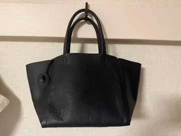 kotty mm 블랙 가죽 토트백