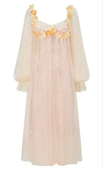 라이트 핑크 레이스 원피스