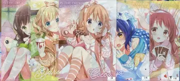 주문은 토끼입니까? A3 클리어 포스터 세트