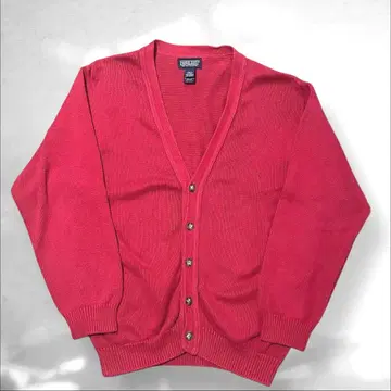 80~90년대 랜즈 엔드 LANDS'END 코튼 가디건 USA제