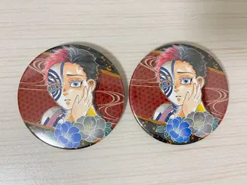 귀멸의 칼날 아카자 캔뱃지