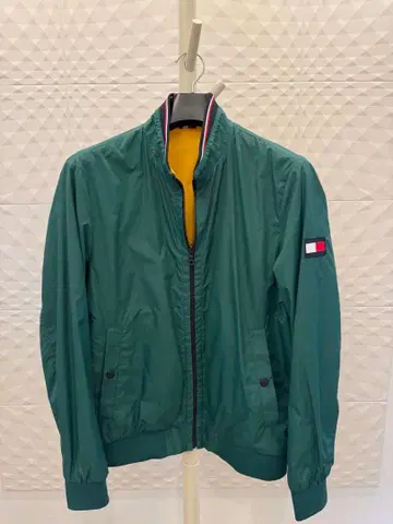 타미힐피거 그린 나일론 자켓