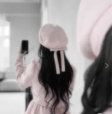 OLIVE des OLIVE miko 리본 포함 베레모 리본 없음