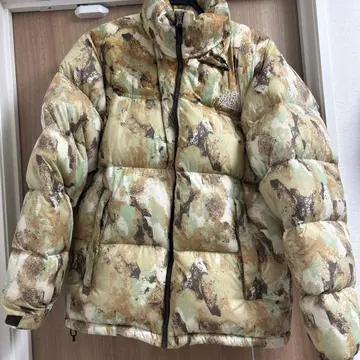 THE NORTH FACE 카모플라쥬 다운 자켓 M