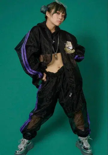 GALFY (갈피) 시스루 성희롱 SETUP BLACK