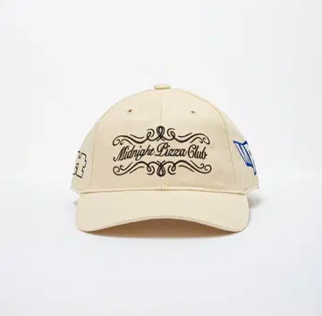 TTT MSW x MIDNIGHT PIZZA CLUB Cap -Beige