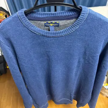 클럽 룸 코튼 크루넥 니트 스웨터