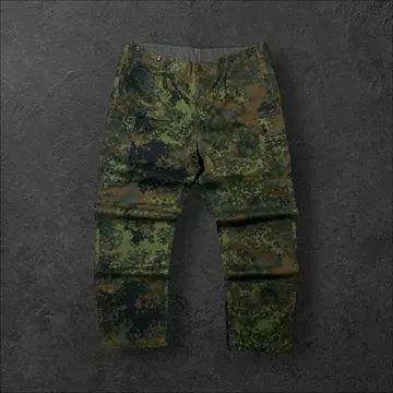 초와이드 독일군 플렉터 카모 카고 팬츠 w42 유로 밀리터리 퍼티그 실물