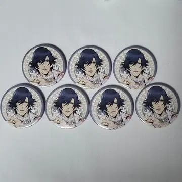 이치노세 토키야 플라워 캔뱃지 7개 세트 우타프리