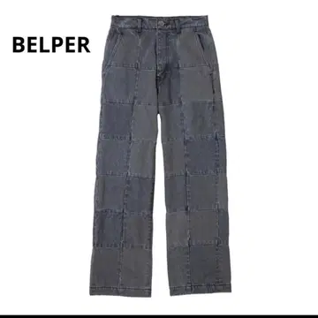 BELPER PATCHWORK DENIM PANTS