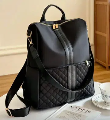 남은 1점 ZARA 장르 해외 브랜드 퀼팅 3way 럭색 블랙