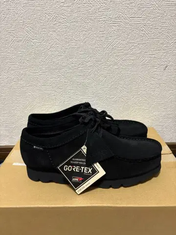 CLARKS GORE-TEX 블랙 스웨이드 신발 새상품!!