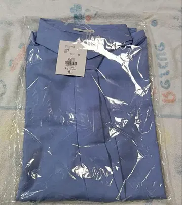 지나시스 Long Tie Shirt eL 타이 셔츠 블루 새상품 엘르