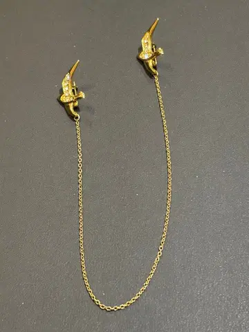 골드 컬러 새 디자인 브로치