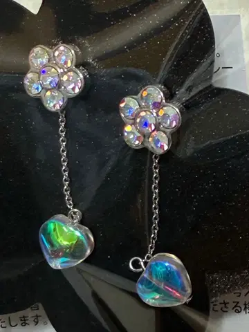 마리콴트 귀걸이 실버