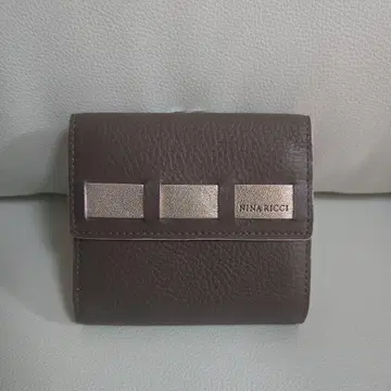 NINA RICCI 3단 폴더형 지갑 다크 브라운