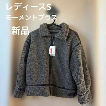 moment+ 보아 자켓 브라운