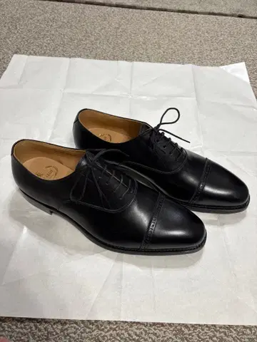 스코치 그레인 27cm 2족 세트 미사용품과 사용품 블랙 가죽