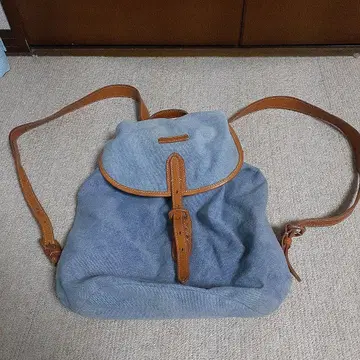 16일 23시까지 genten 캔버스 가죽 백팩