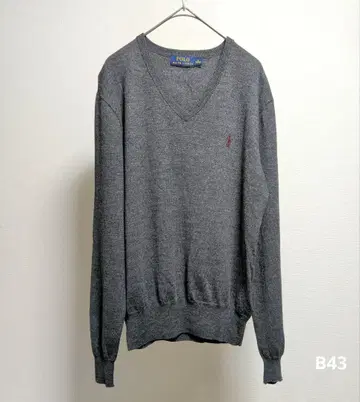 폴로 랄프로렌 울 니트 V넥 170