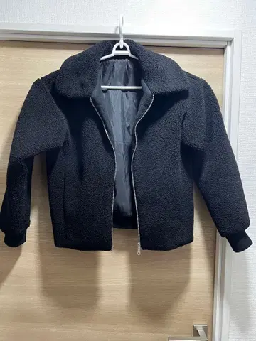 GU 보아 자켓 블랙