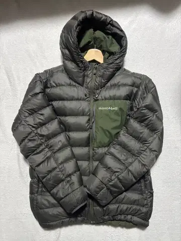 mont-bell 다운 자켓 리버서블 카키 그린