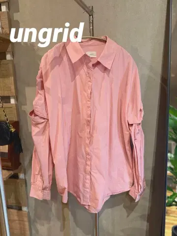 Ungrid (언그리드) 개더 디자인 루즈 셔츠