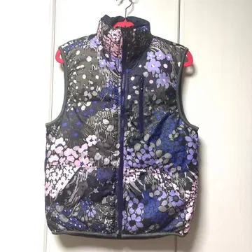 보헤미안즈 다운 베스트 꽃무늬 리버서블 인기