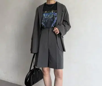 CPCM 테일러드 자켓 턱 숏팬츠 셋업