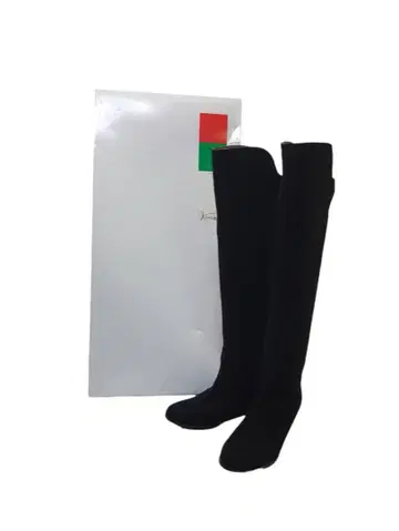 긴자 카네마츠 스웨이드 롱 부츠 니하이 부츠 23cm