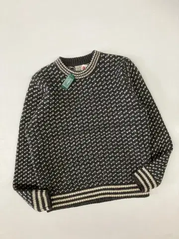 L.L.Bean 패턴 편직 스웨터 그레이
