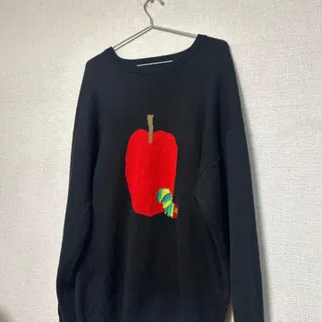 초레어 디자인 graniph 배고픈 애벌레 니트 스웨터 그라니프