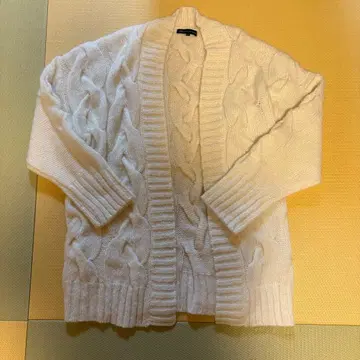 23구 Web 한정판 케이블 모헤어 니트 가디건